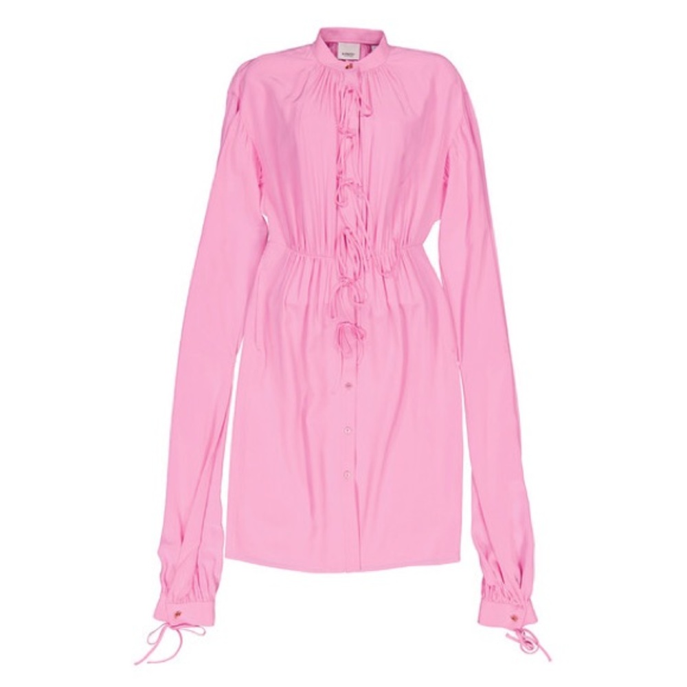 Burberry Pink Ruffle Dress
